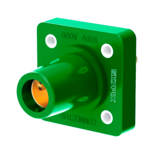Cam Lok Conector Femea Painel  400A  Verde SK-CFP400AG