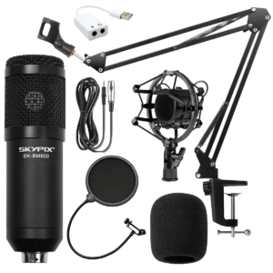 Kit Acessórios e Microfone SK-BM800